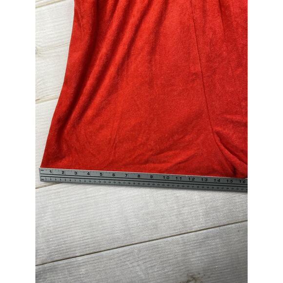 Wild Fable Shortall Womens L Red Terry Cloth Short Romper Halter Beach NWT! - Picture 6 of 11